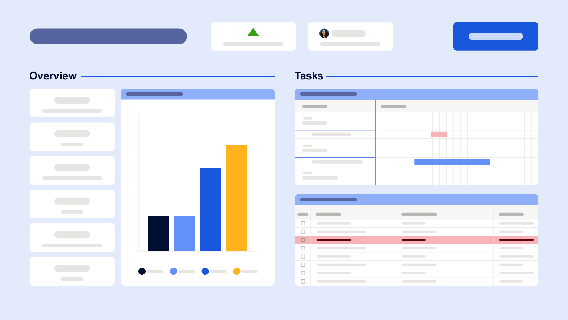 Dashboard horizontal lines